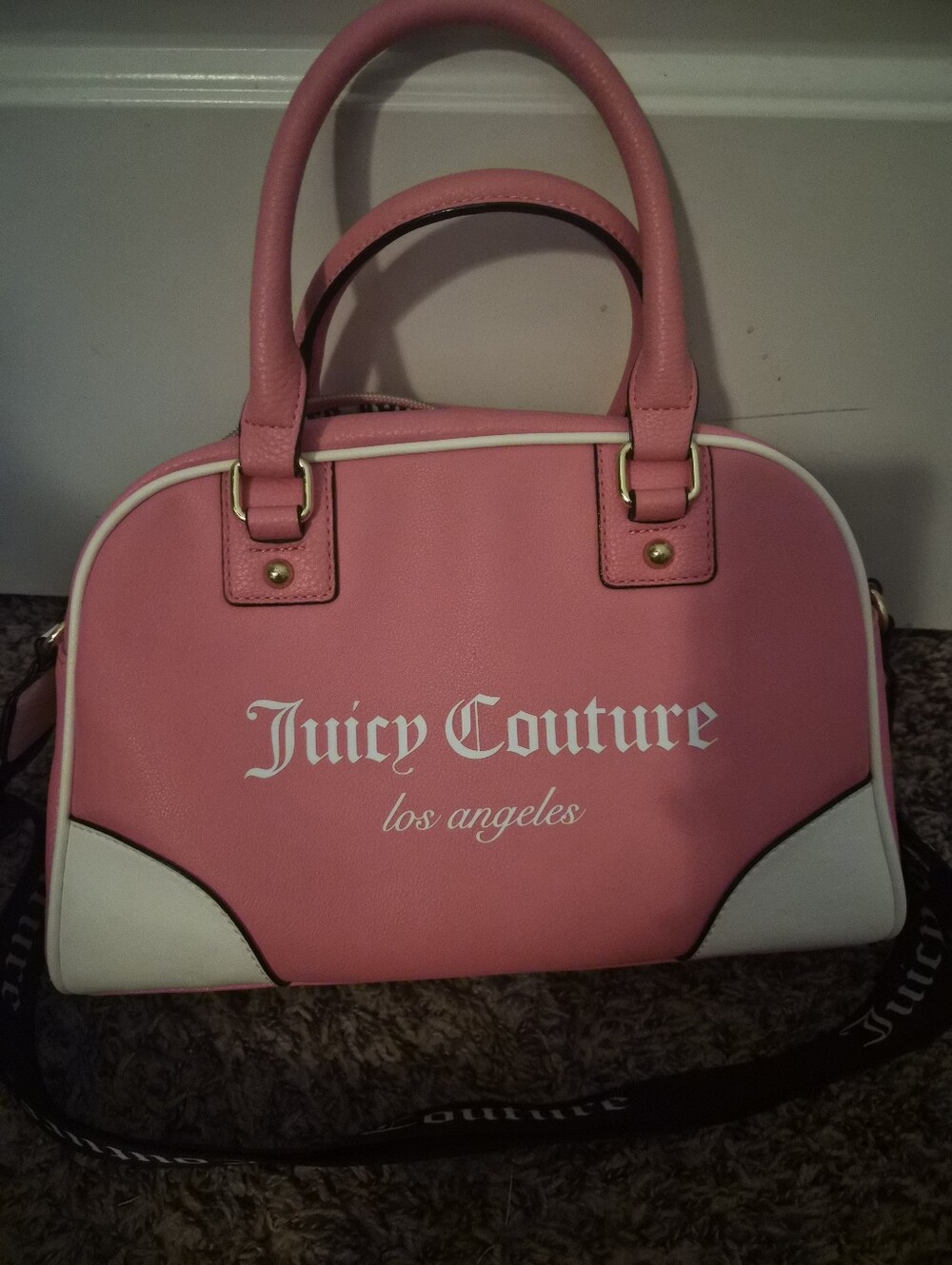 Like New Juicy Couture Pink Bowler Bag - Picture 3 of 7